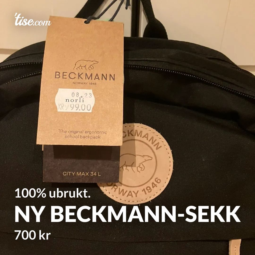 Ny beckmann-sekk