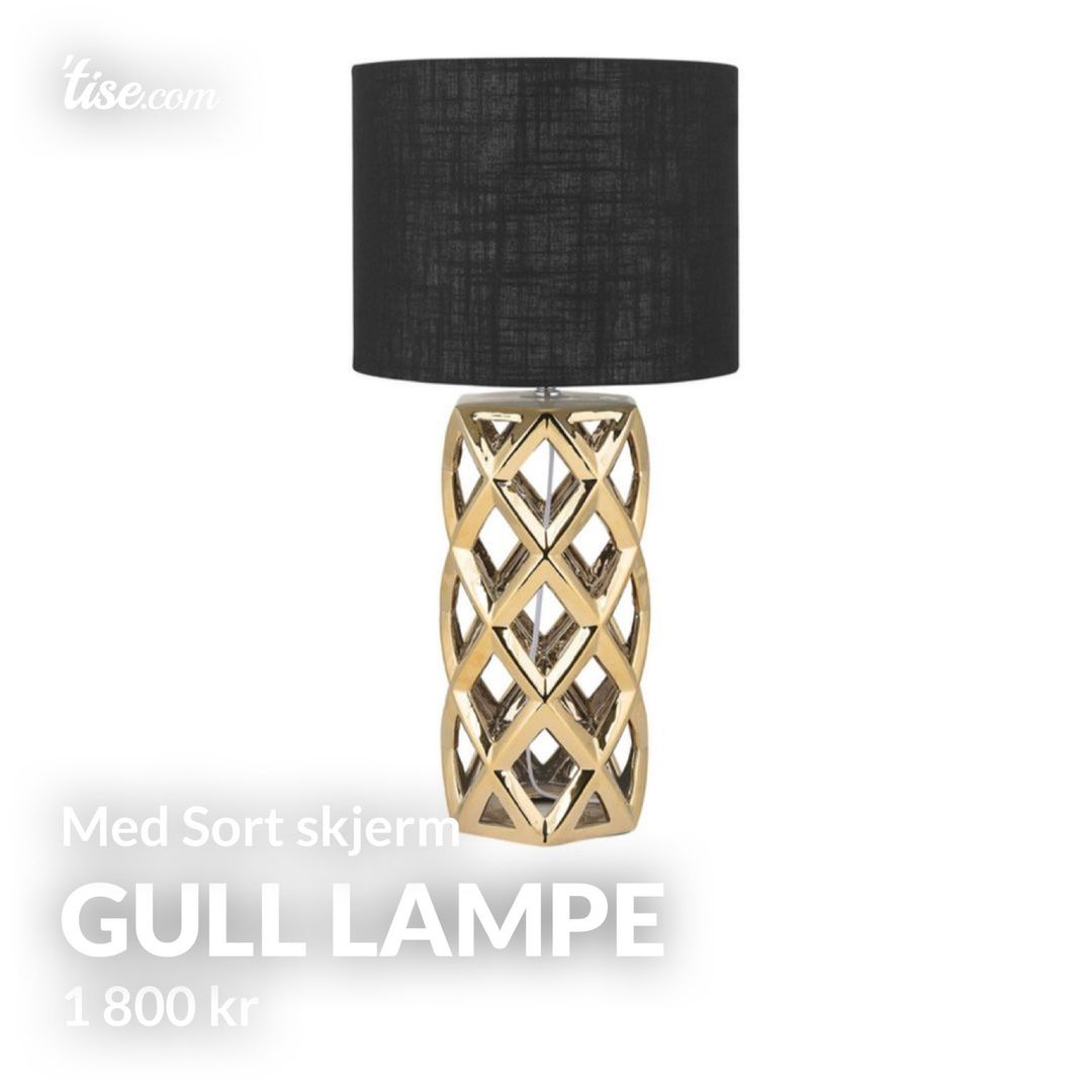 Gull lampe