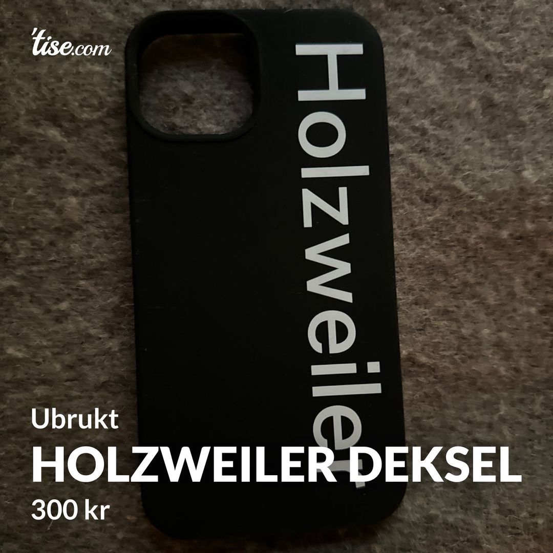 Holzweiler deksel