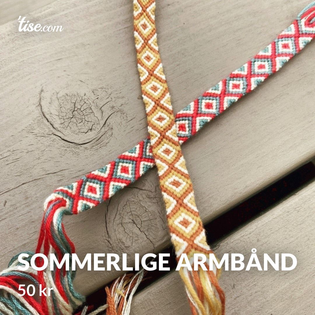 Sommerlige armbånd