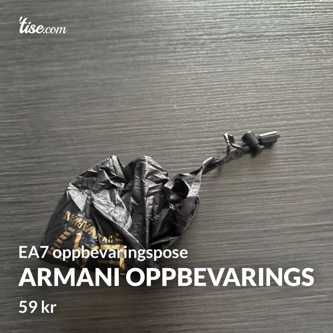 Armani oppbevarings