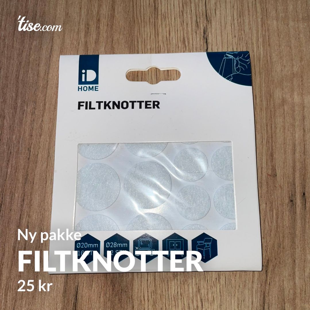 Filtknotter