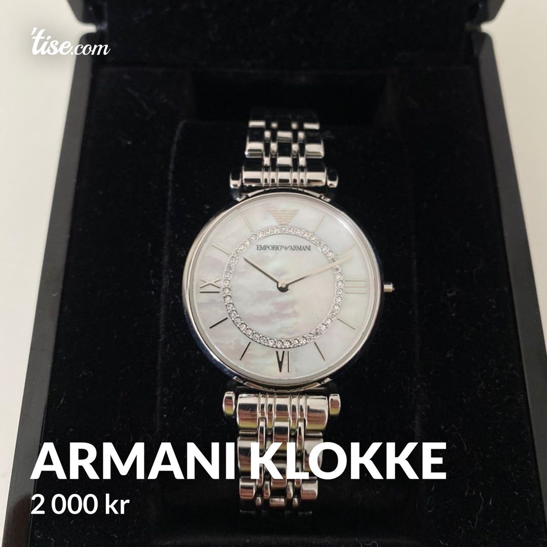 Armani klokke