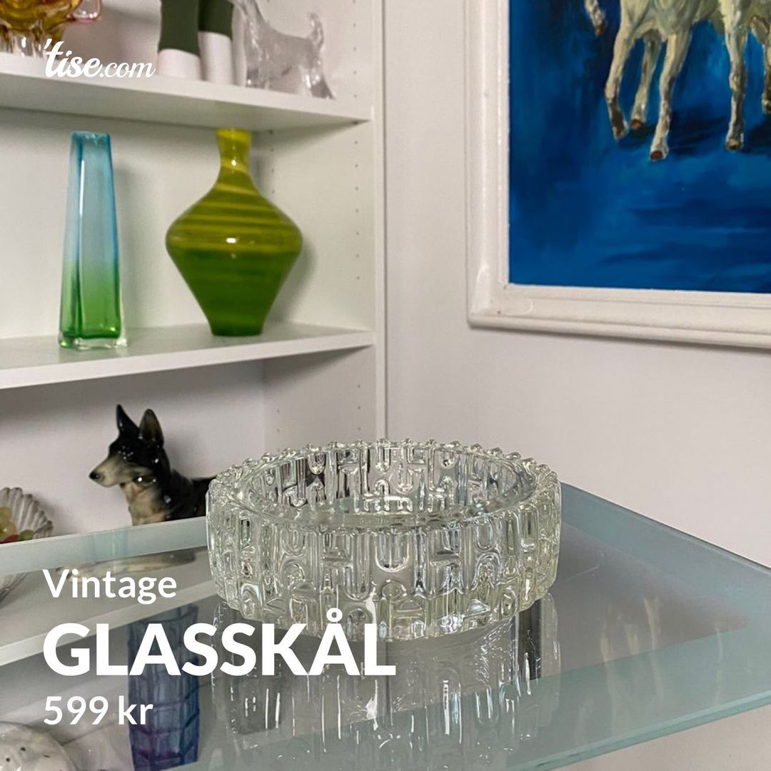 Glasskål