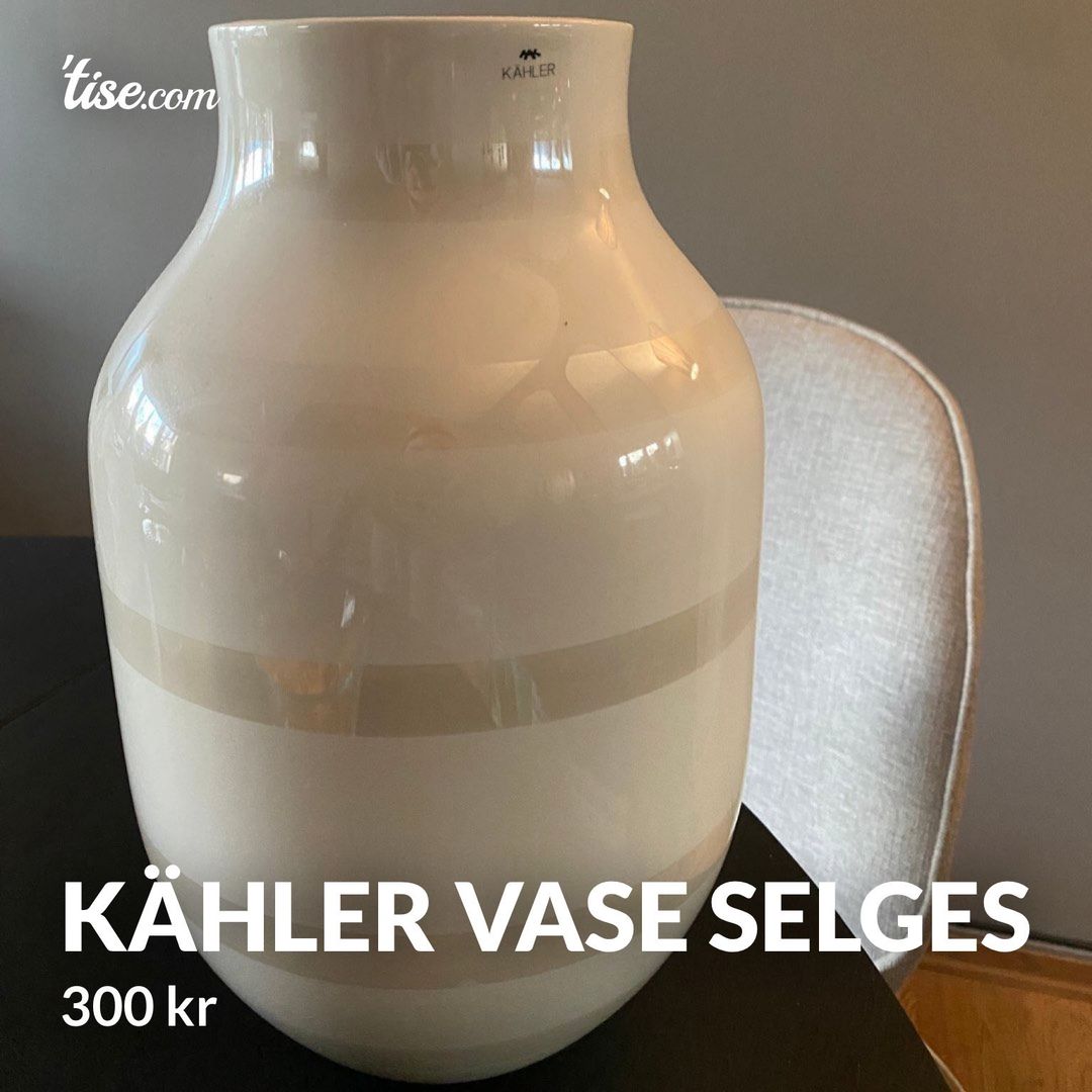 Kähler vase selges