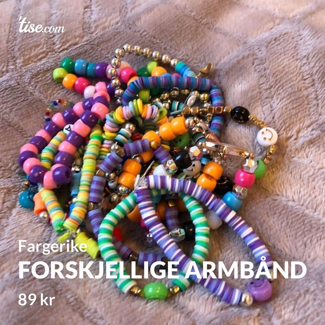 Forskjellige armbånd