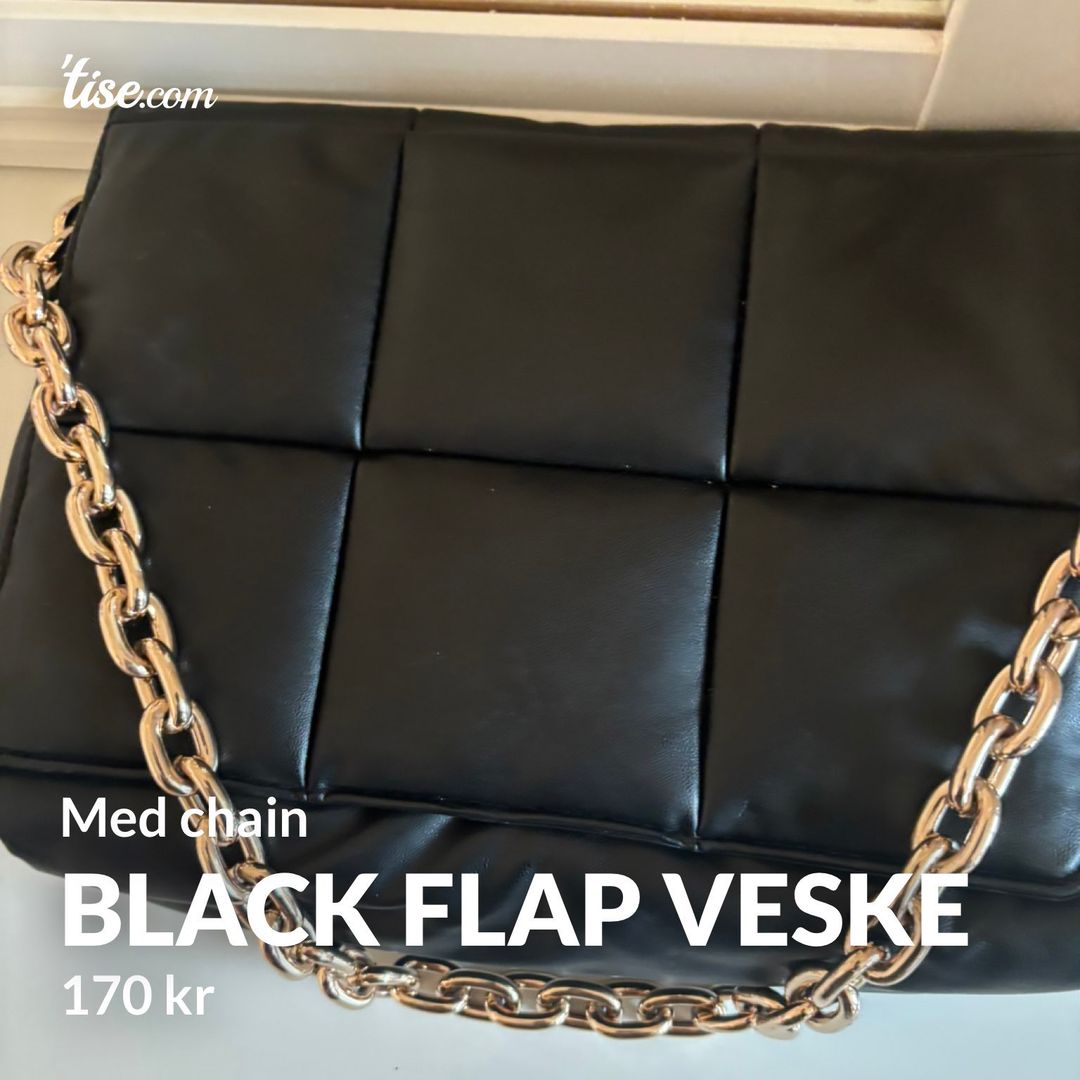 Black Flap veske