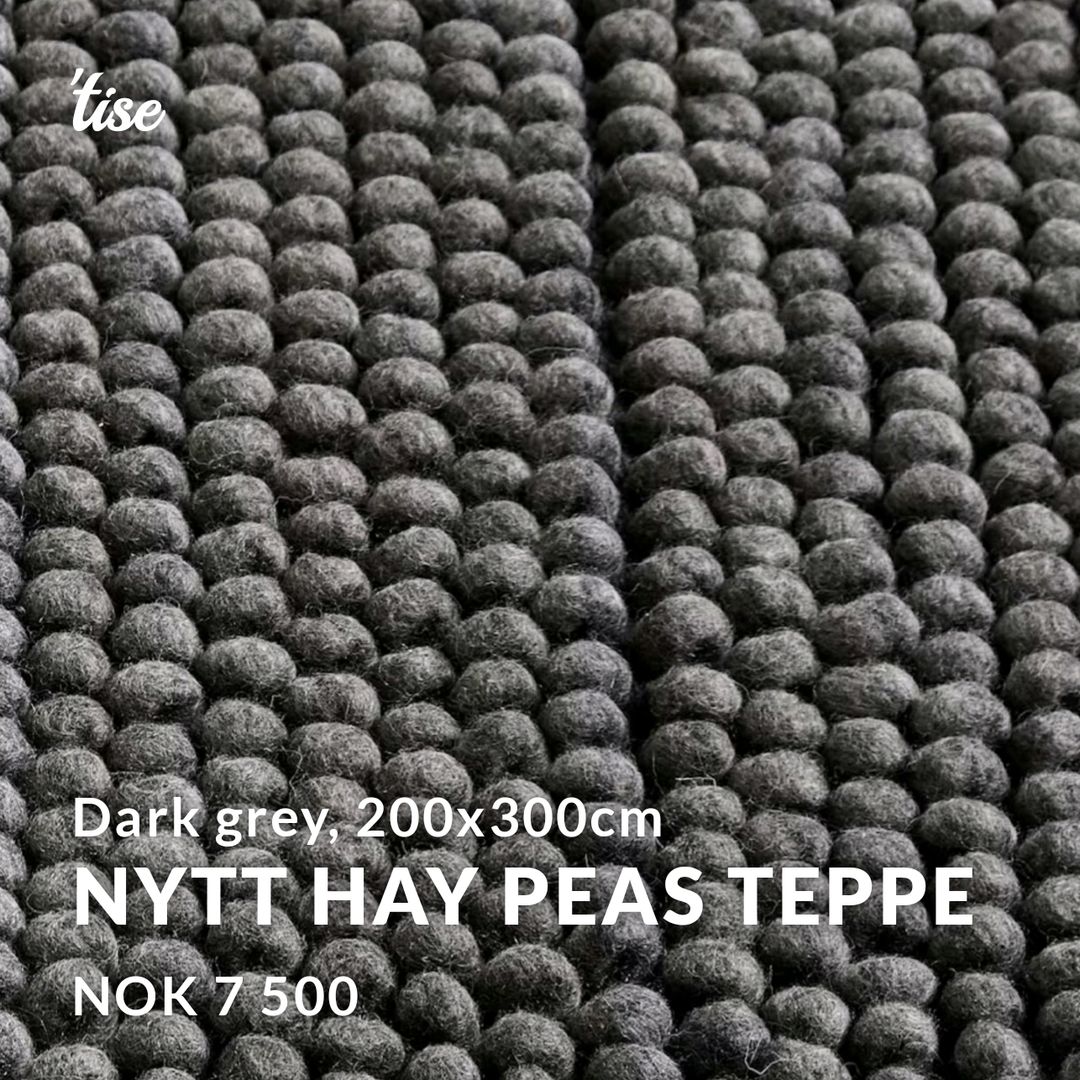 Nytt HAY Peas teppe