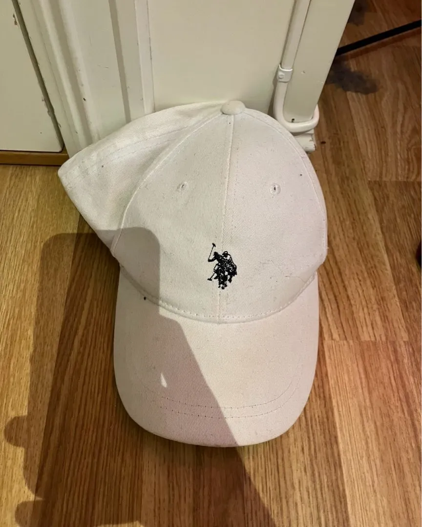 Hvit polo caps