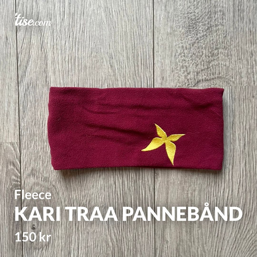 Kari traa pannebånd