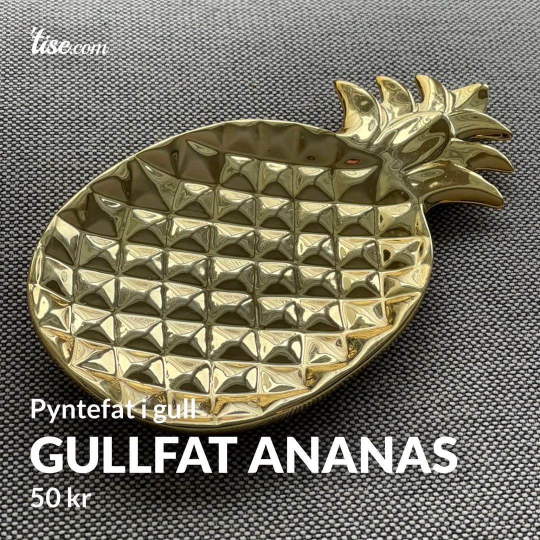 Gullfat ananas