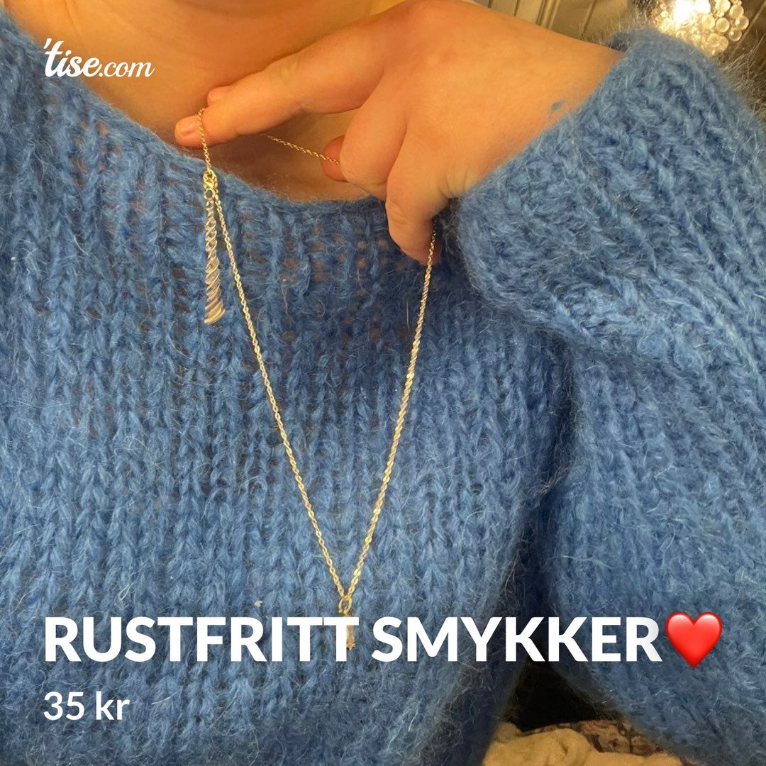 Rustfritt smykker❤️