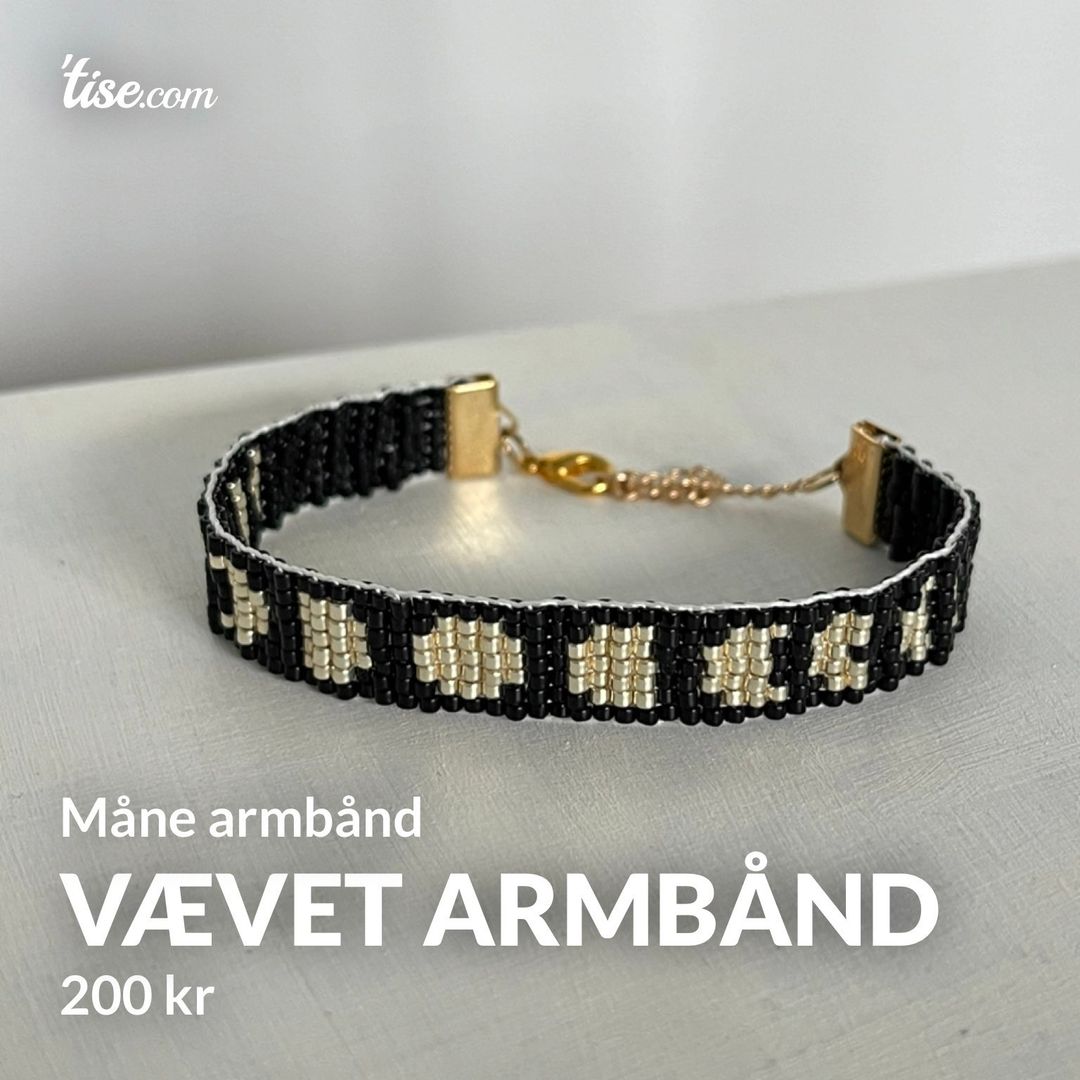 Vævet armbånd