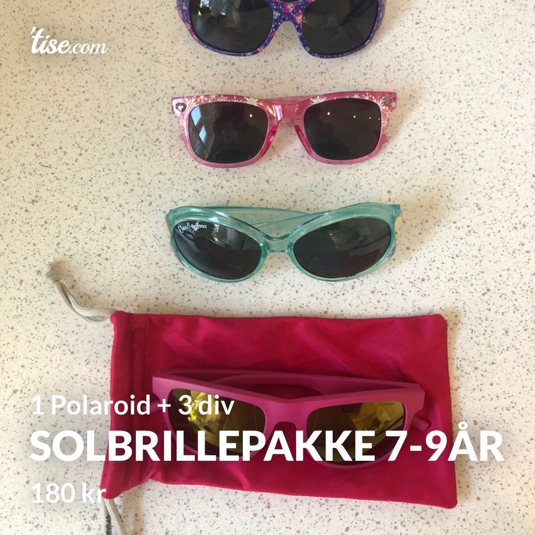 Solbrillepakke 7-9år