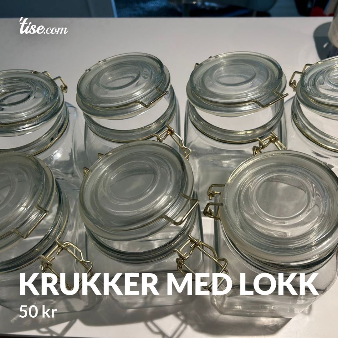 Krukker med lokk