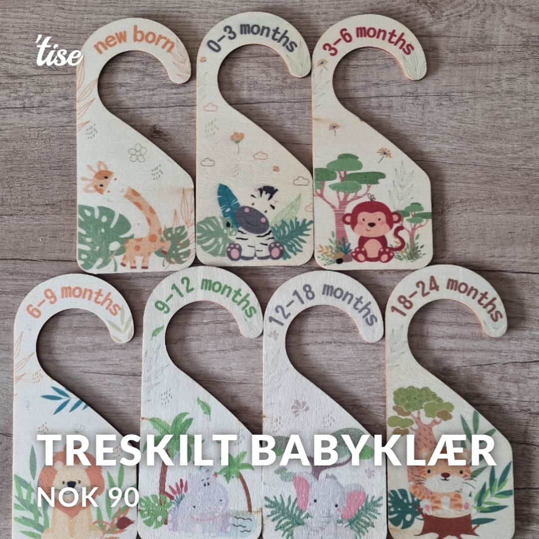 Treskilt Babyklær