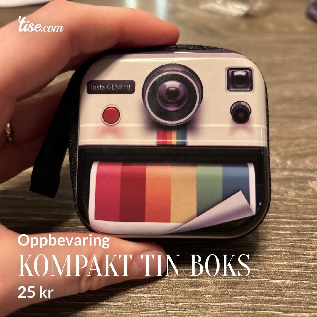 Kompakt tin boks