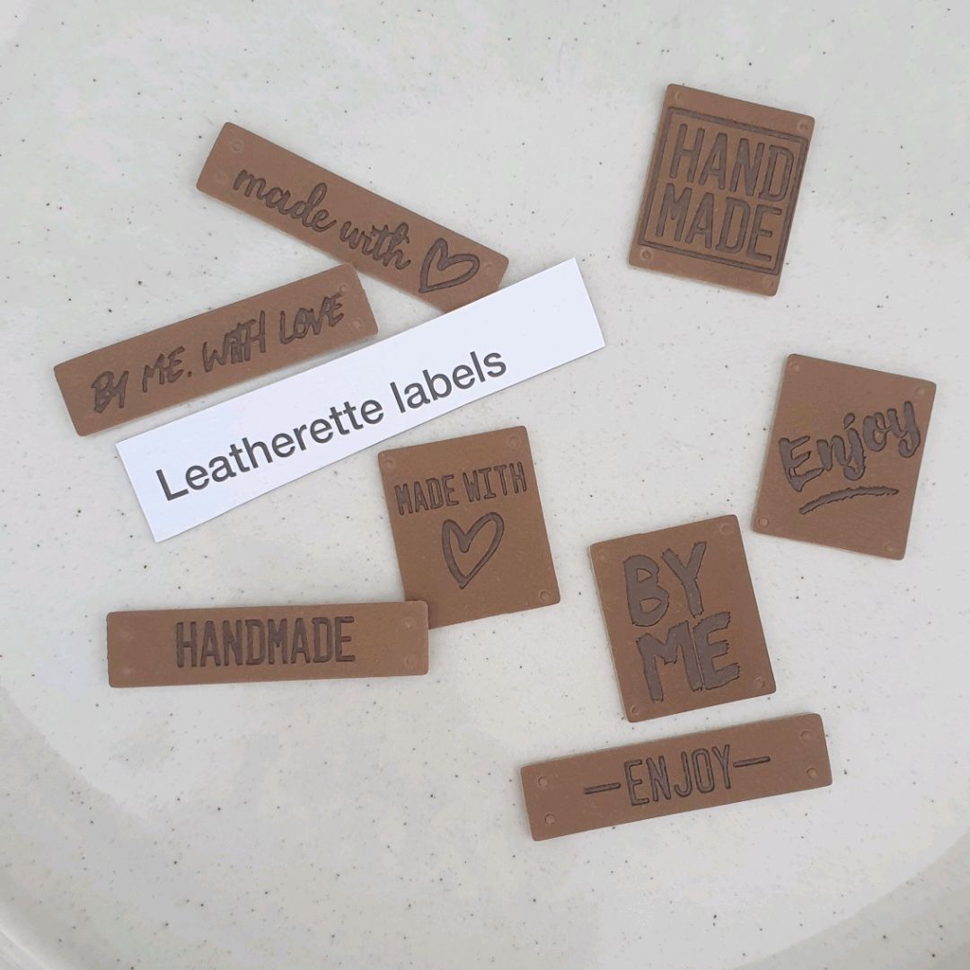 Leatherette labels