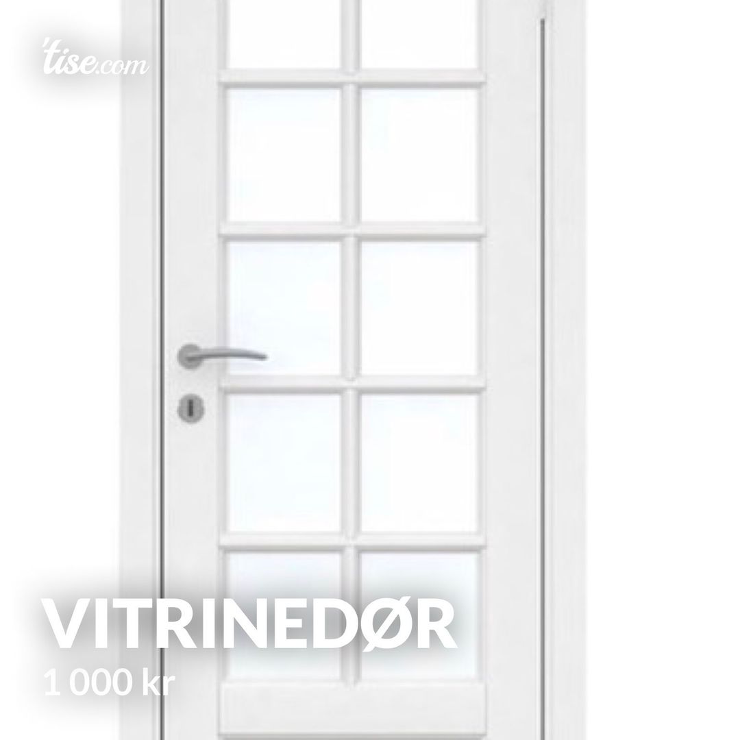 Vitrinedør