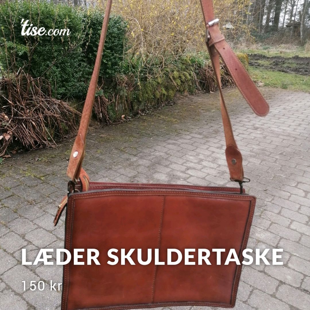 Læder Skuldertaske