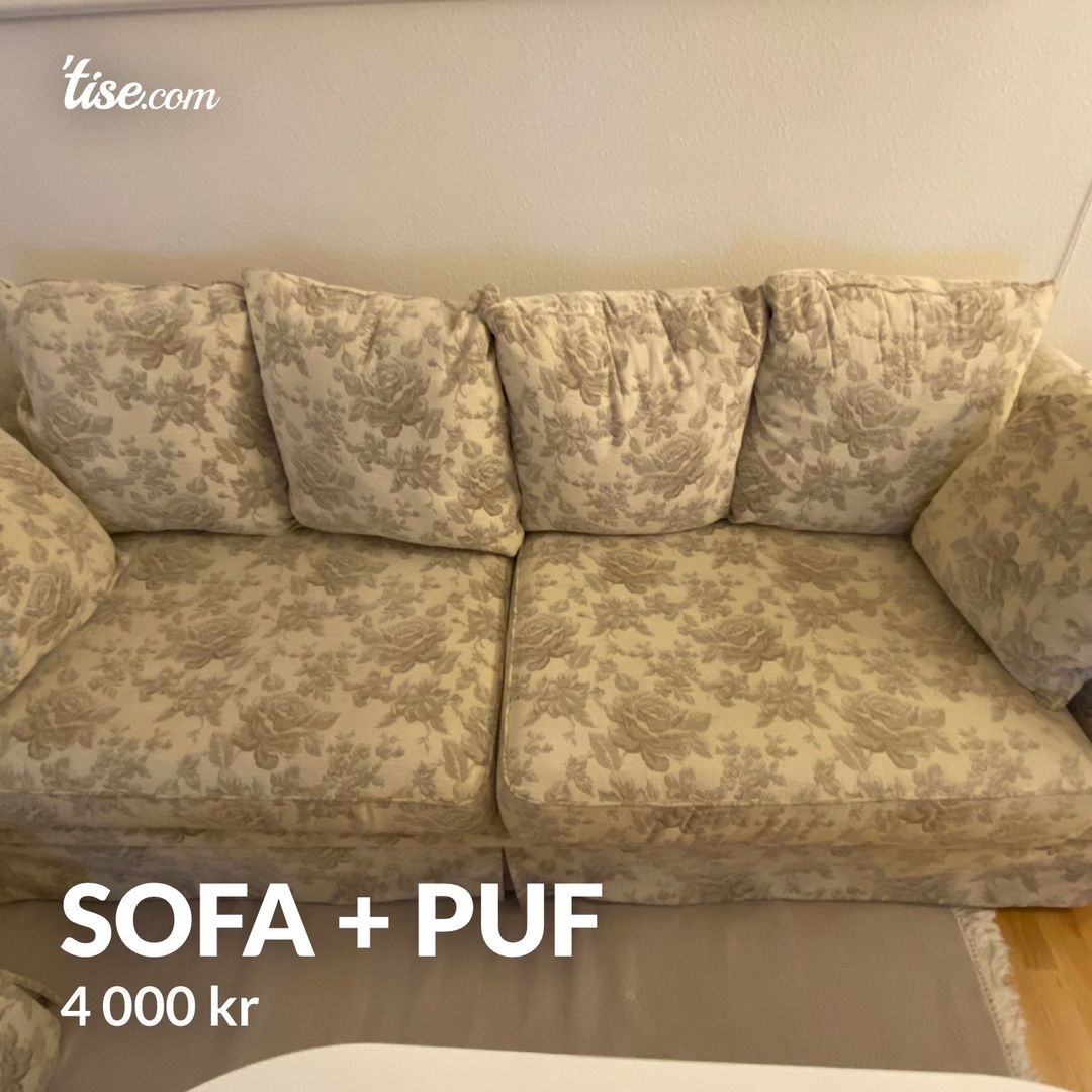 Sofa + puf