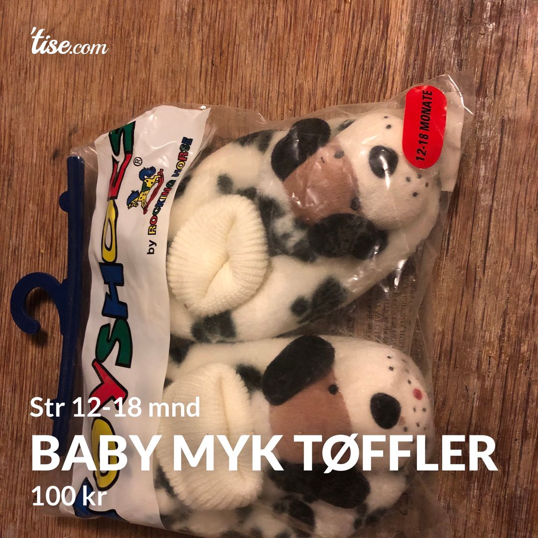 Baby myk tøffler