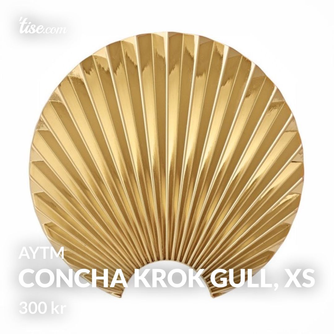 Concha krok gull XS