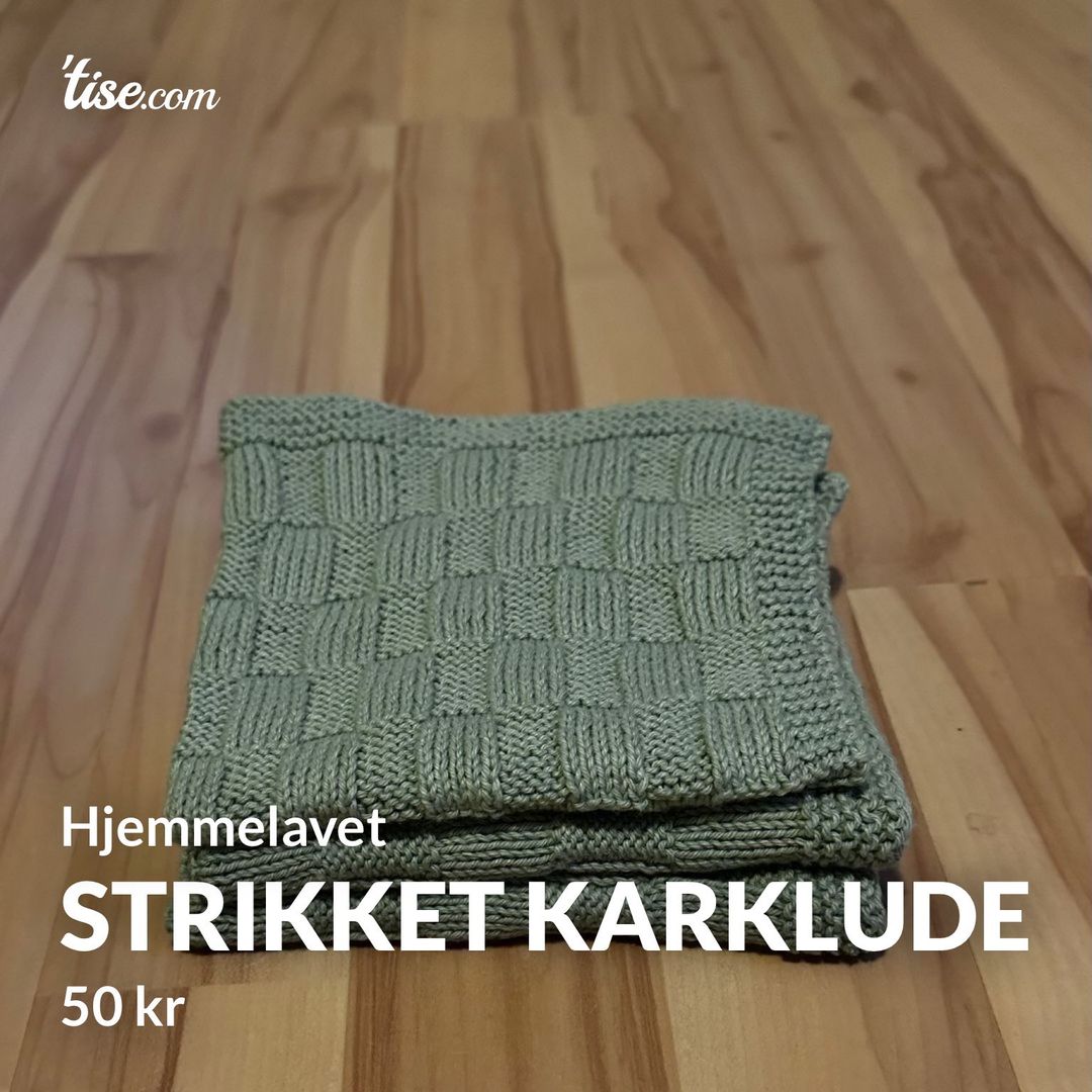 Strikket karklude