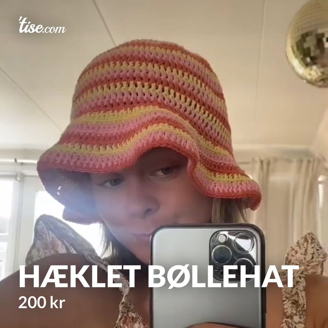 Hæklet bøllehat