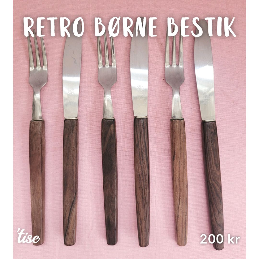 Retro Børne Bestik