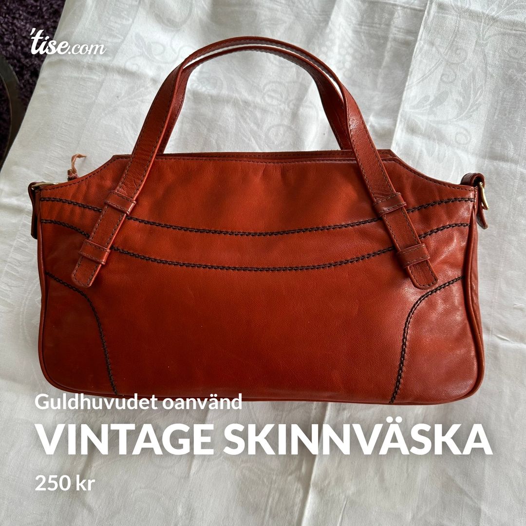 Vintage skinnväska