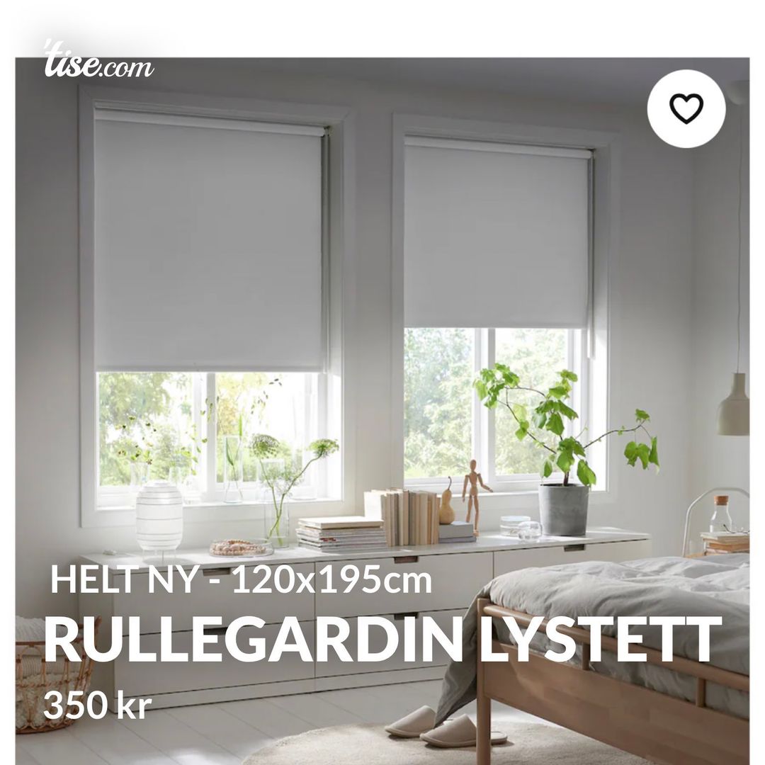 Rullegardin lystett