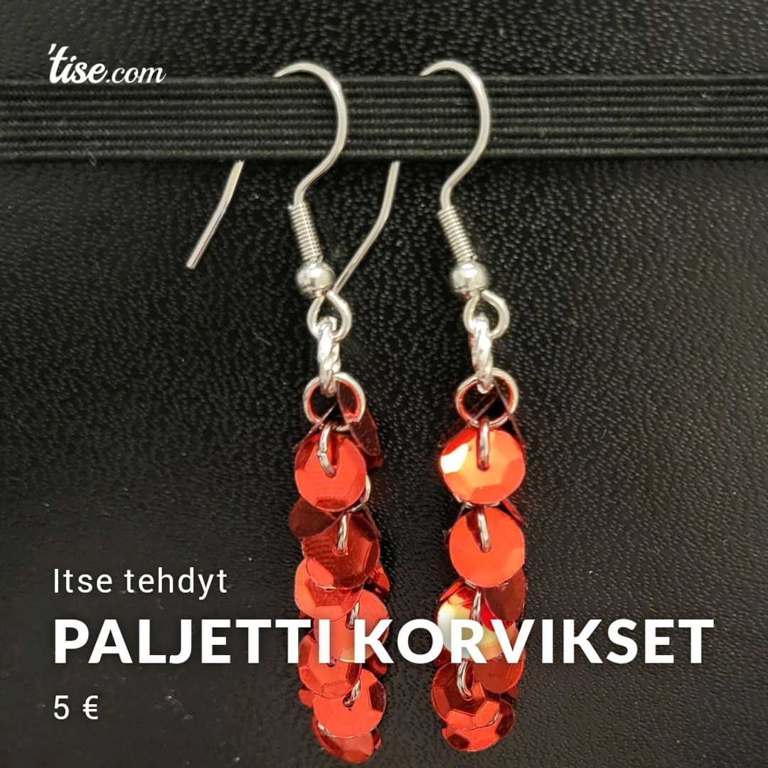 Paljetti Korvikset