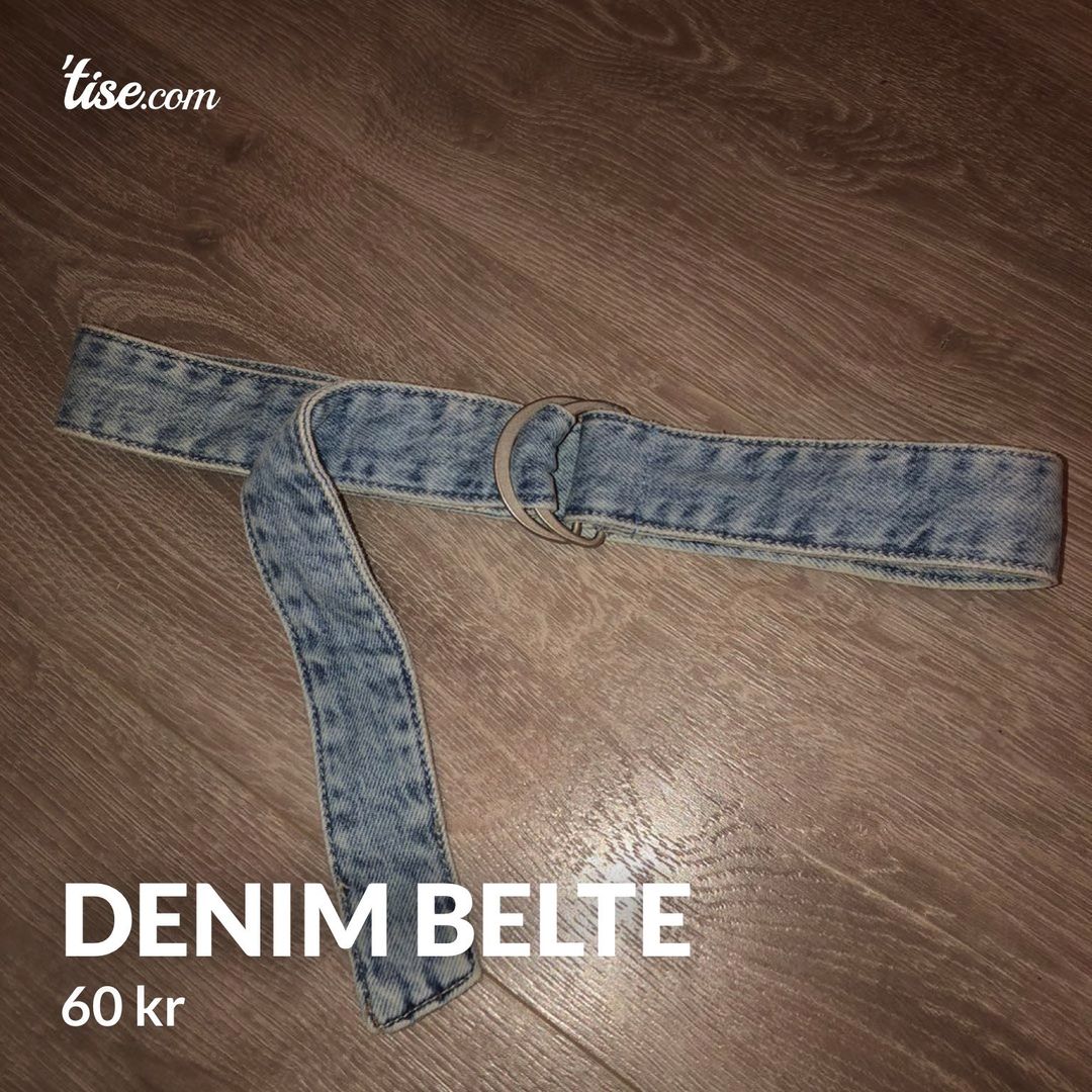 Denim belte