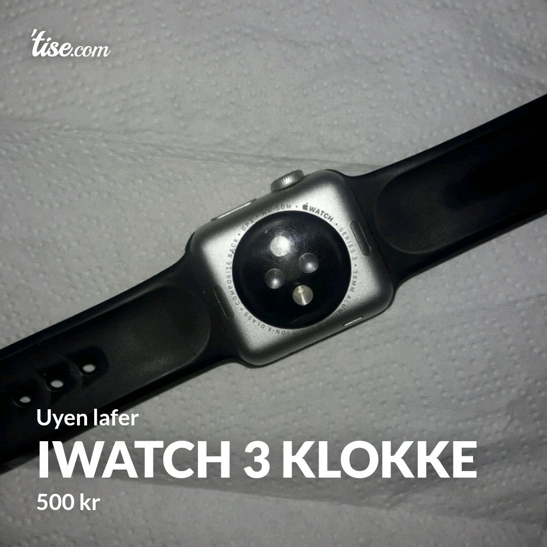 IWATCH 3 KLOKKE