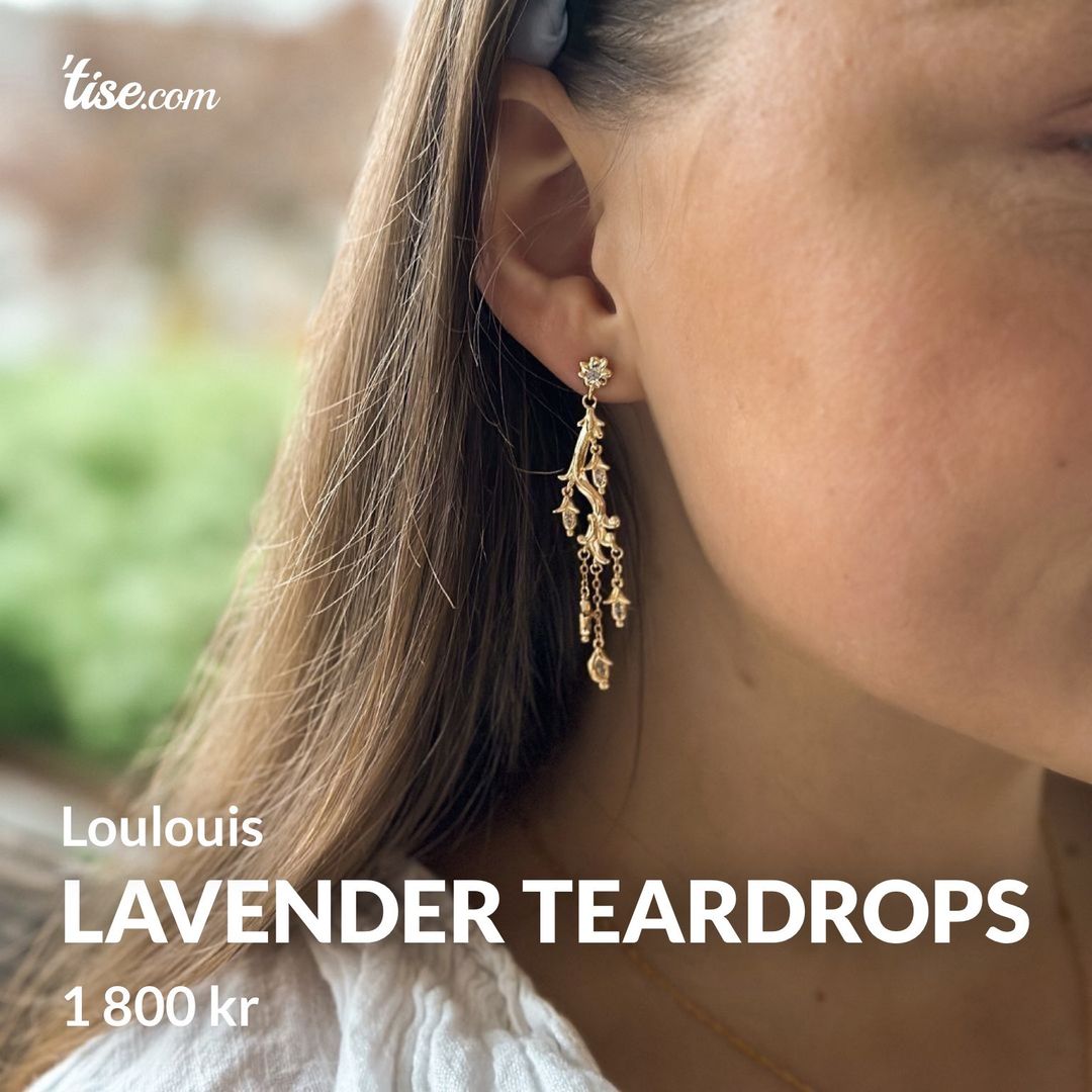 Lavender Teardrops