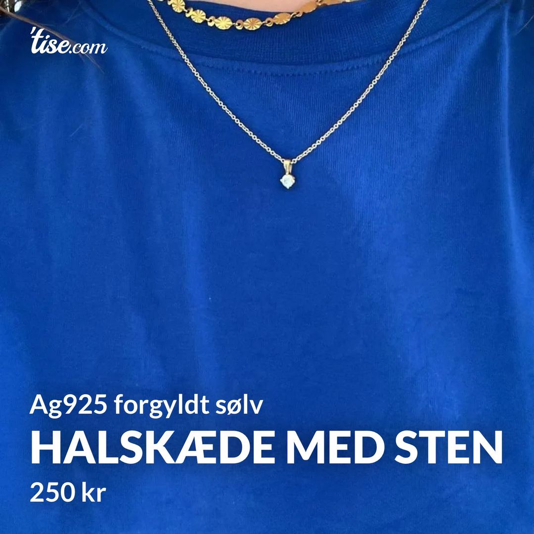 Halskæde med sten