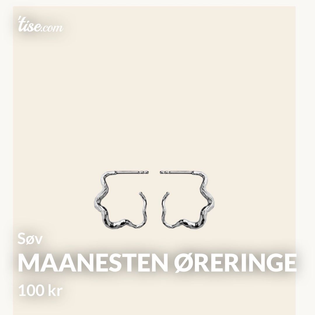 Maanesten øreringe