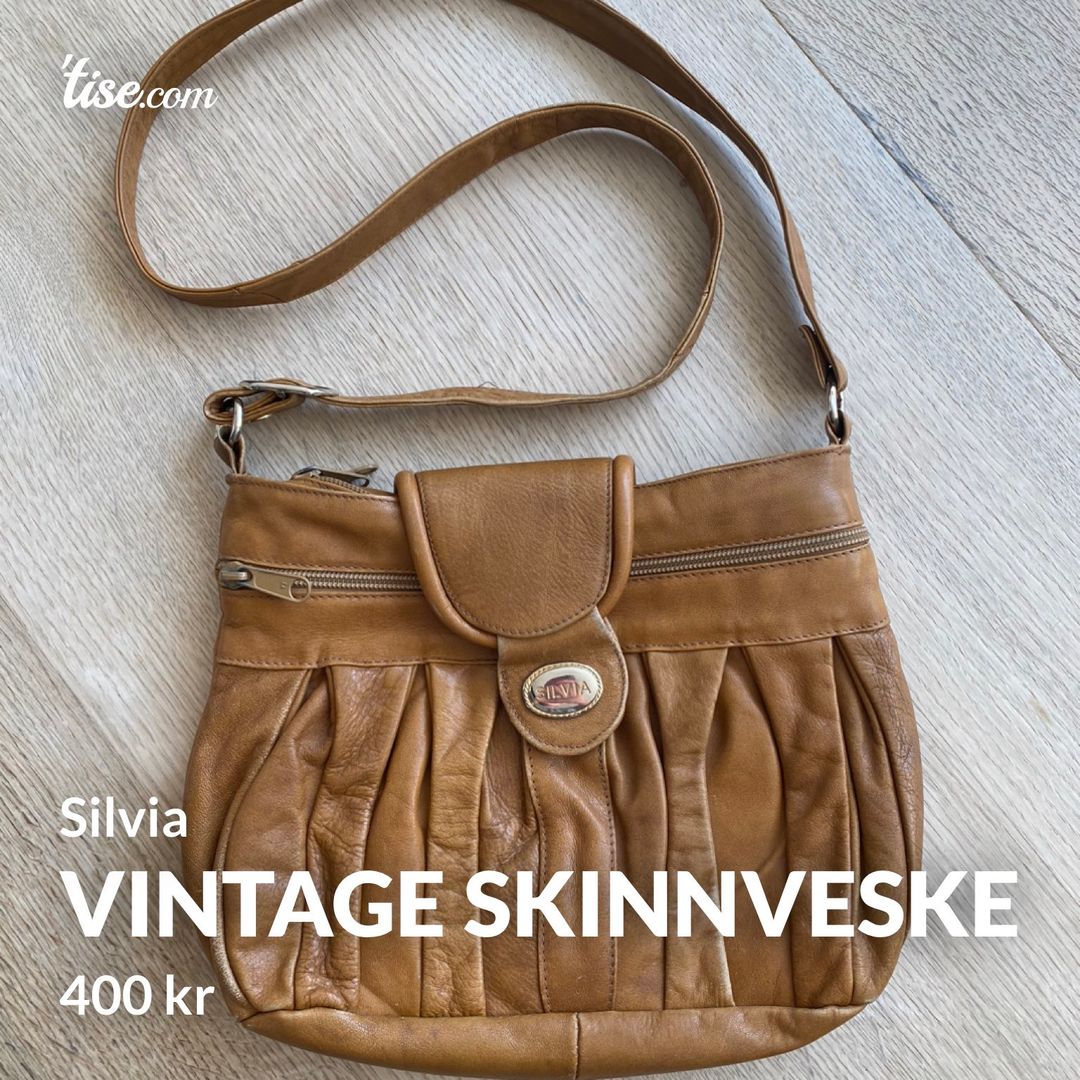 Vintage skinnveske