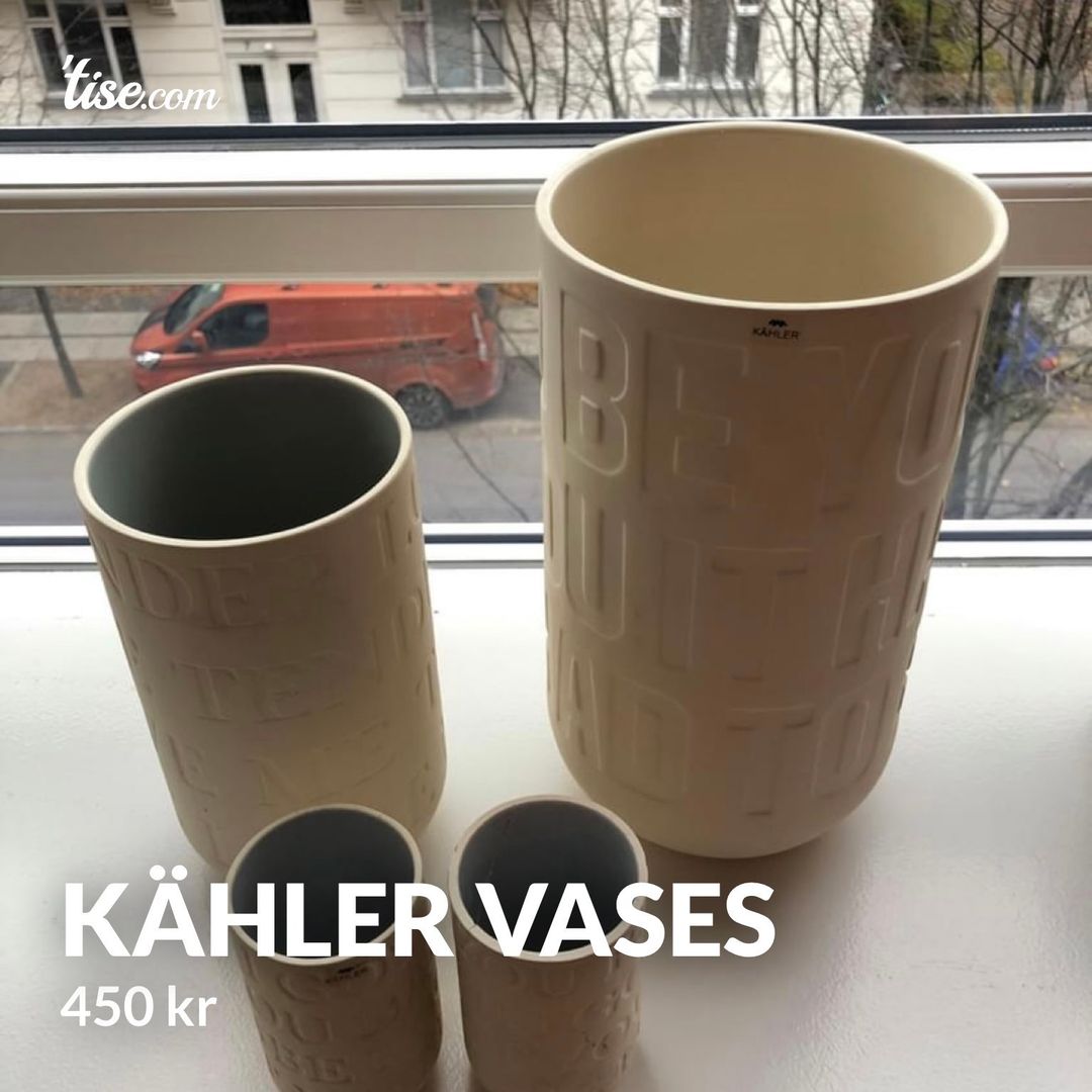 Kähler Vases