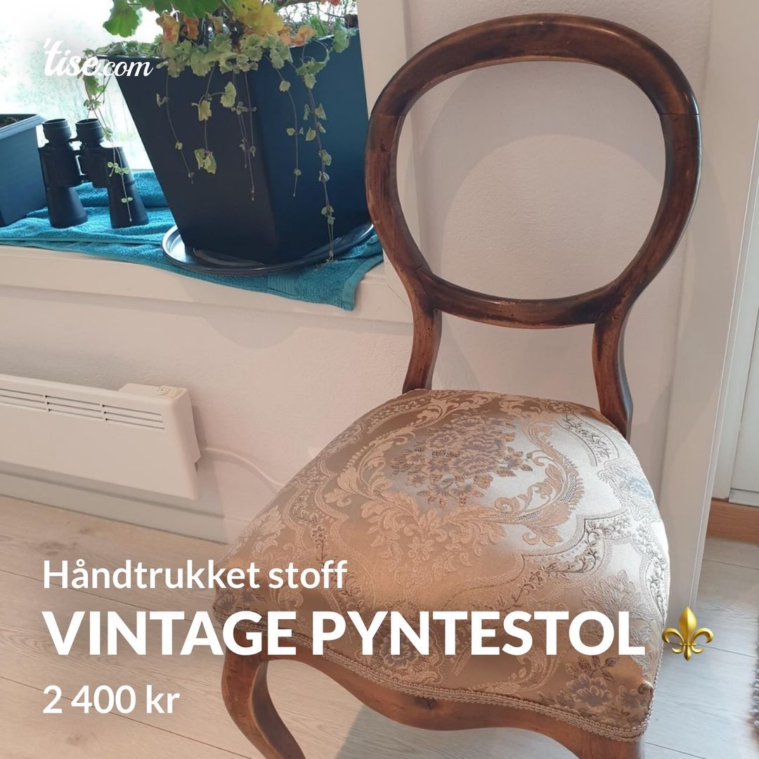 Vintage pyntestol ⚜️