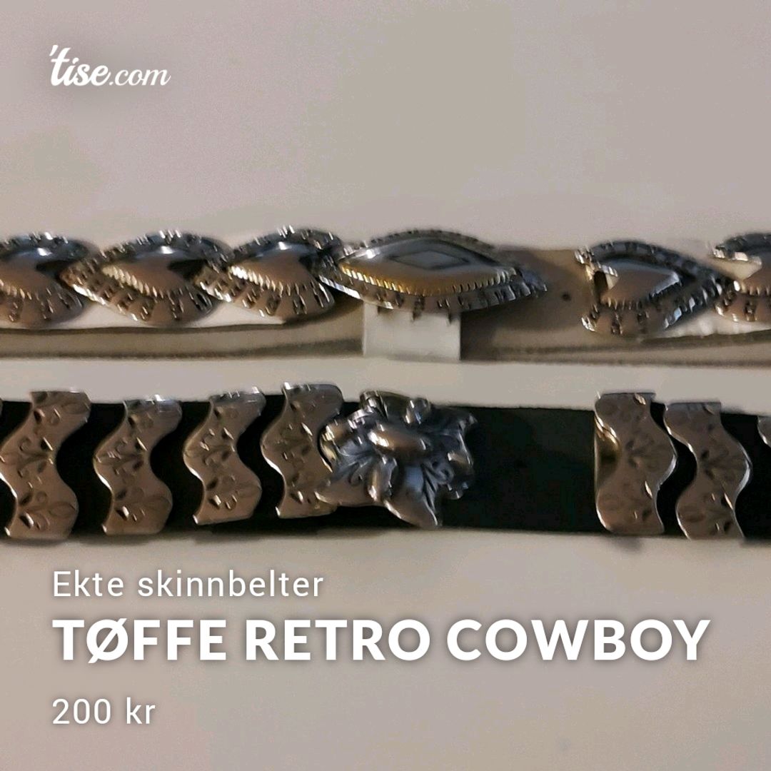 Tøffe Retro Cowboy