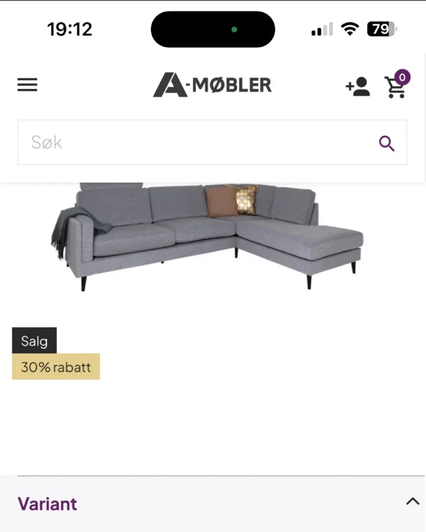 Hjørnesofa