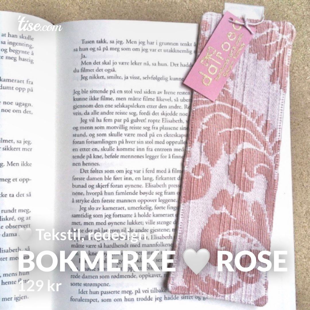 Bokmerke 🤍 Rose