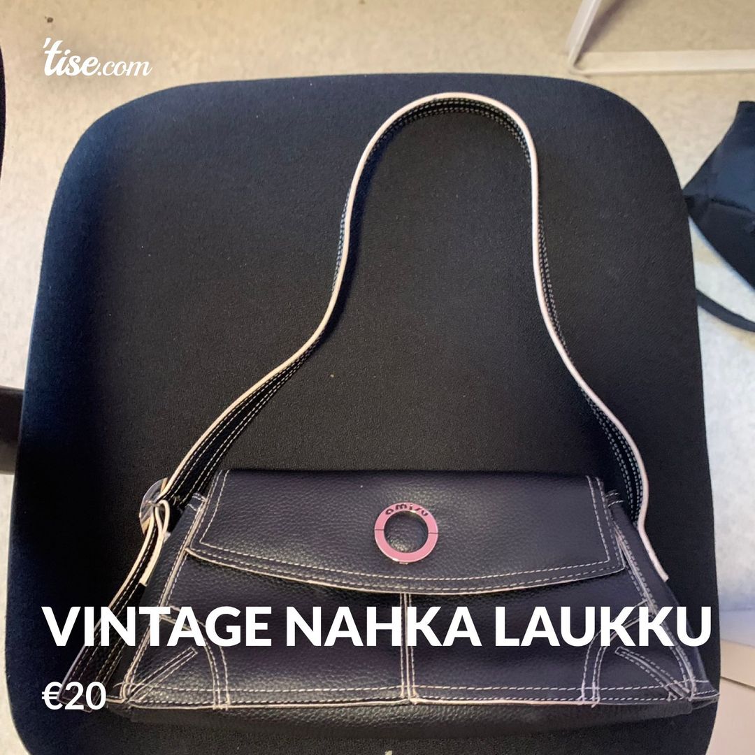 Vintage nahka laukku