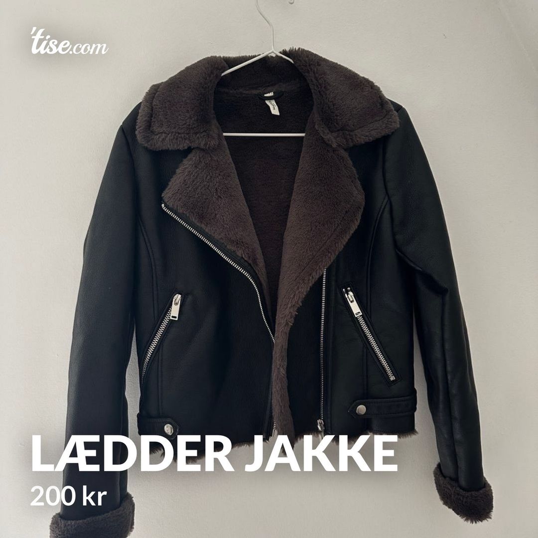 Lædder jakke