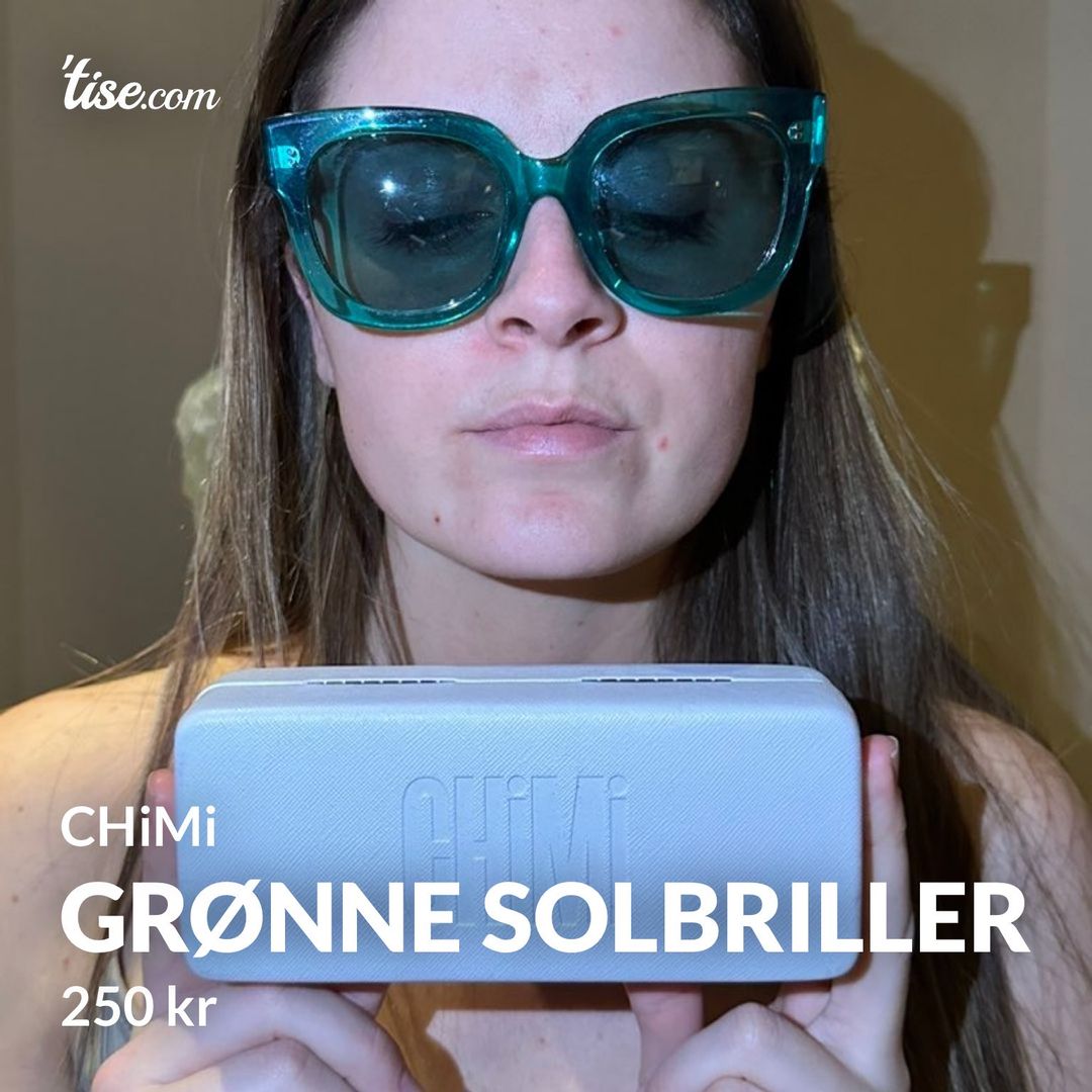 Grønne solbriller