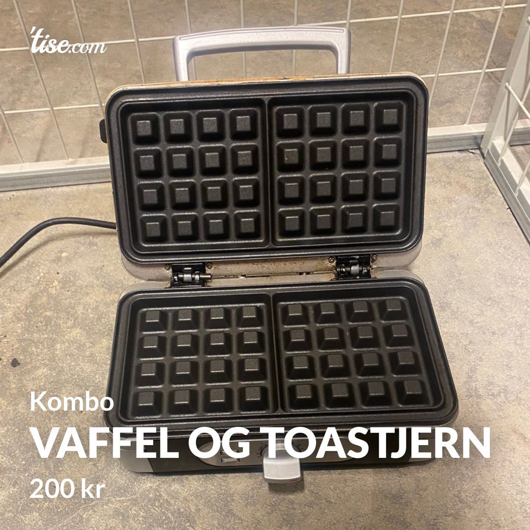 Vaffel og toastjern