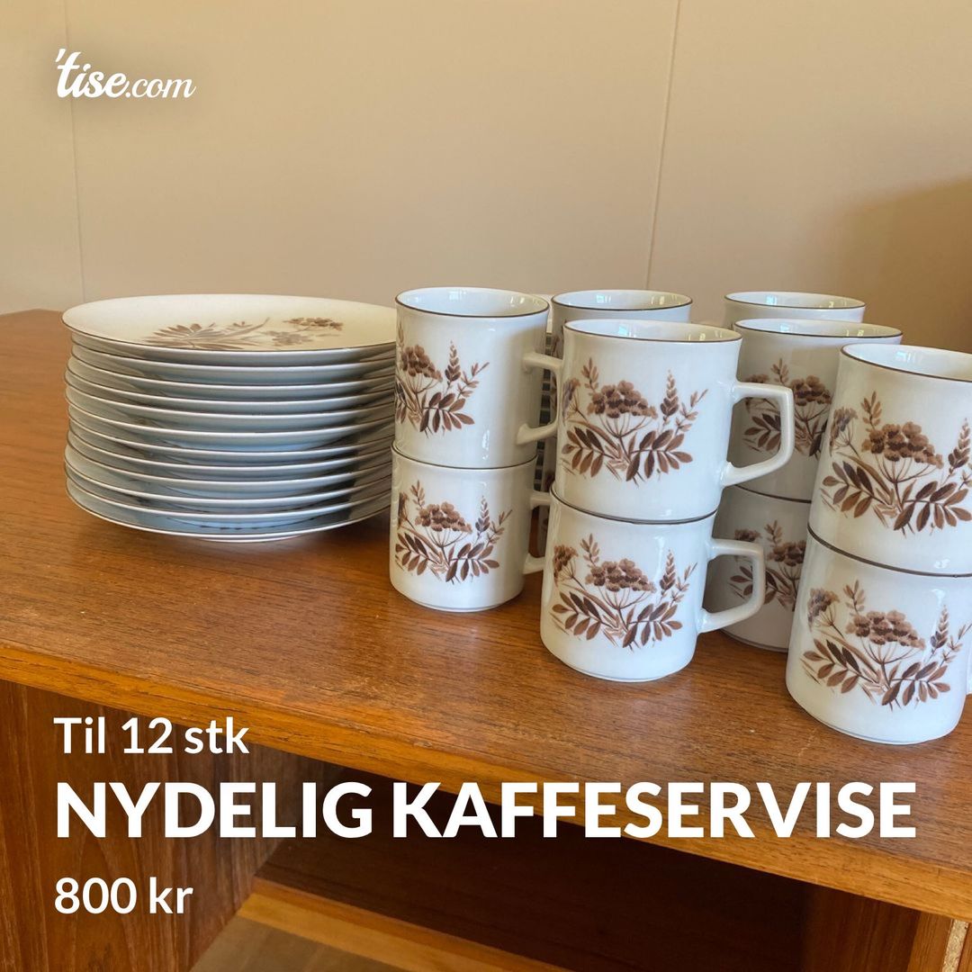 Nydelig kaffeservise