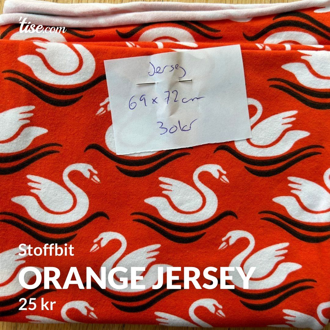 Orange jersey